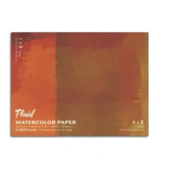 Shop All^Fluid Cold Pressed Watercolor Paper 6"x8" 140lb - Little Painter Art | Exploring the Endless Possibilities of Art