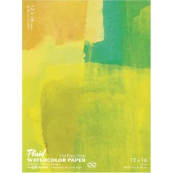 Shop All^Fluid Hot Pressed Watercolour Block 12"x16" 140lb - Little Painter Art | Exploring the Endless Possibilities of Art