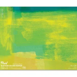 Fluid Hot Pressed Watercolour Block 16"x20" 140lb - Little Painter Art | Exploring the Endless Possibilities of Art| Shop All