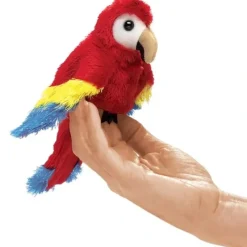 Hot^Folkmanis Finger Puppet - Scarlet Macaw - Little Painter Art | Exploring the Endless Possibilities of Art