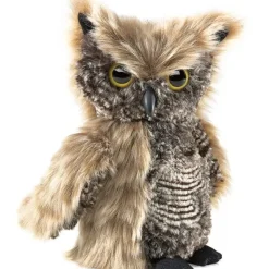 Hot^Folkmanis Finger Puppet - Screech Owl - Little Painter Art | Exploring the Endless Possibilities of Art