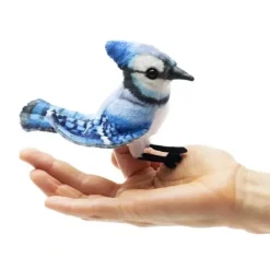 Shop All^Folkmanis Finger Puppet - Blue Jay - Little Painter Art | Exploring the Endless Possibilities of Art