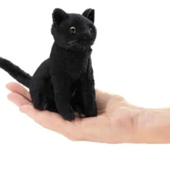 Shop All^Folkmanis Finger Puppet - Black Cat - Little Painter Art | Exploring the Endless Possibilities of Art