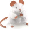 Shop All^Folkmanis Hand Puppet - White Mouse - Little Painter Art | Exploring the Endless Possibilities of Art