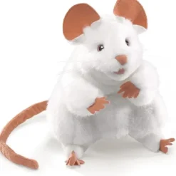 Shop All^Folkmanis Hand Puppet - White Mouse - Little Painter Art | Exploring the Endless Possibilities of Art