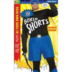 Shop All^Forum Novelties Be Your Own Hero Blue Boxer Shorts - Little Painter Art | Exploring the Endless Possibilities of Art