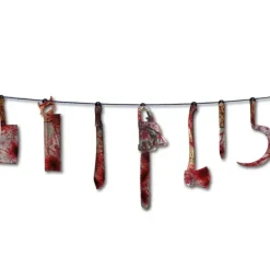Forum Novelties Bloody Weapon Garland 6ft Banner - Little Painter Art | Exploring the Endless Possibilities of Art| Shop All