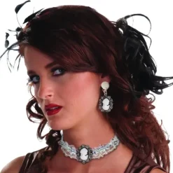Forum Novelties Steampunk Cameo Choker & Earrings Set - Little Painter Art | Exploring the Endless Possibilities of Art| Shop All