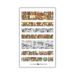 Four Bears Sticker Pack - Books, Washi-Look - Little Painter Art | Exploring the Endless Possibilities of Art| Shop All