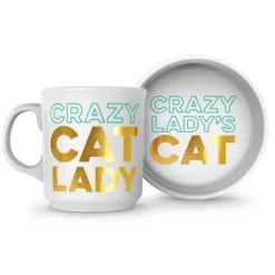 Shop All^Fred Mug & Cat Bowl Set - Crazy Cat Lady - Little Painter Art | Exploring the Endless Possibilities of Art