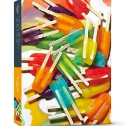 Shop All^Fred 500pc Puzzle - Popsicles - Little Painter Art | Exploring the Endless Possibilities of Art