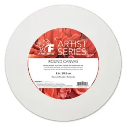 Canvas^Fredrix Stretched Canvas - 8" Round - Little Painter Art | Exploring the Endless Possibilities of Art
