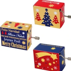Shop All^Fridolin Christmas Music Box - Golden Tunes, Assorted Styles - Little Painter Art | Exploring the Endless Possibilities of Art