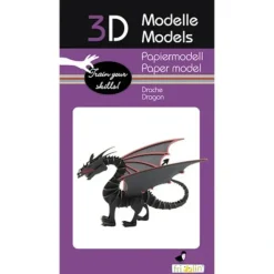 Shop All^Fridolin 3D Paper Model - Dragon - Little Painter Art | Exploring the Endless Possibilities of Art
