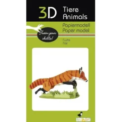 Shop All^Fridolin 3D Paper Model - Fox - Little Painter Art | Exploring the Endless Possibilities of Art