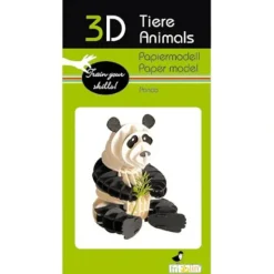 Shop All^Fridolin 3D Paper Model - Panda - Little Painter Art | Exploring the Endless Possibilities of Art