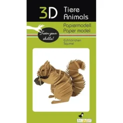 Shop All^Fridolin 3D Paper Model - Squirrel - Little Painter Art | Exploring the Endless Possibilities of Art