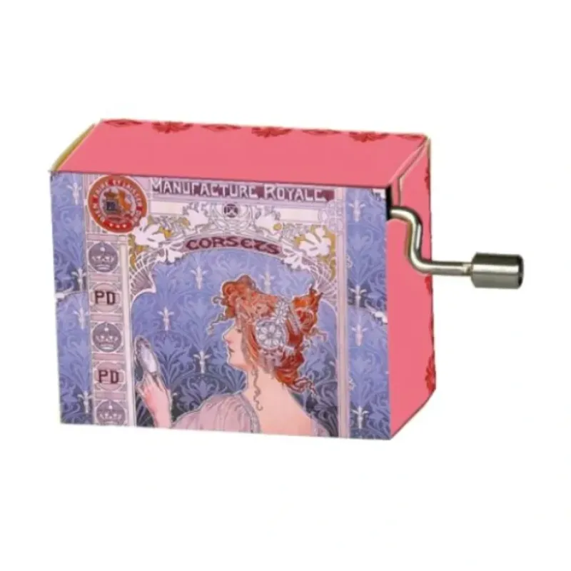 Hot^Fridolin Music Box - La ve en rose, Jugendstil Lilac - Little Painter Art | Exploring the Endless Possibilities of Art