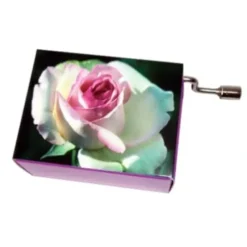 Shop All^Fridolin Music Box - La vie en rose, White/Pink Rose - Little Painter Art | Exploring the Endless Possibilities of Art