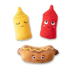 Shop All^Fringe Studio Plush Dog Toy 3pk - Let's Be Frank - Little Painter Art | Exploring the Endless Possibilities of Art