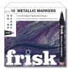 Brush^Frisk Metallic Markers Set of 10 - 2mm - Little Painter Art | Exploring the Endless Possibilities of Art