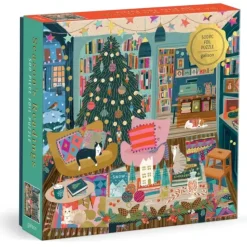 Shop All^Galison 500pc Foil Puzzle - Season's Readings - Little Painter Art | Exploring the Endless Possibilities of Art