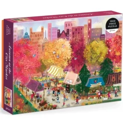 Hot^Galison 1000pc Puzzle - Autumn at the City Market - Little Painter Art | Exploring the Endless Possibilities of Art