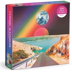 Hot^Galison 500pc Puzzle - Cosmic Rainbow - Little Painter Art | Exploring the Endless Possibilities of Art