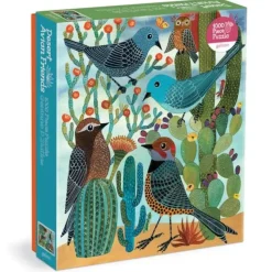 Shop All^Galison 1000pc Puzzle - Desert Avian Friends - Little Painter Art | Exploring the Endless Possibilities of Art