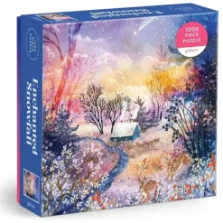 Shop All^Galison 1000pc Puzzle - Enchanted Snowfall - Little Painter Art | Exploring the Endless Possibilities of Art