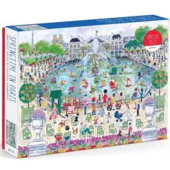 Hot^Galison 1000pc Puzzle - Michael Storrings Springtime in Paris - Little Painter Art | Exploring the Endless Possibilities of Art