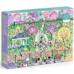 Hot^Galison 1000pc Puzzle - Michael Storrings Easter Egg Hunt - Little Painter Art | Exploring the Endless Possibilities of Art