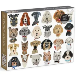 Shop All^Galison 1000pc Puzzle - Paper Dogs - Little Painter Art | Exploring the Endless Possibilities of Art