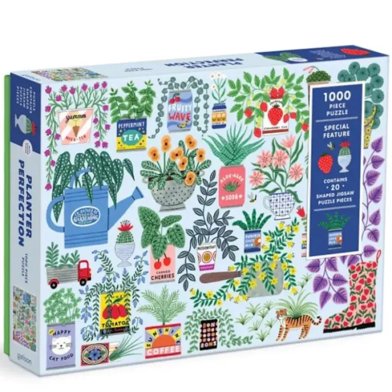 Hot^Galison 1000pc Puzzle - Planter Perfection - Little Painter Art | Exploring the Endless Possibilities of Art