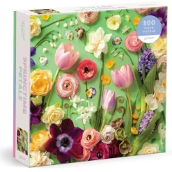 Hot^Galison 500pc Puzzle - Springtime Petals - Little Painter Art | Exploring the Endless Possibilities of Art
