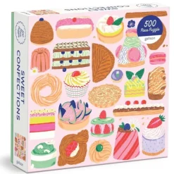 Hot^Galison 500pc Puzzle - Sweet Confections - Little Painter Art | Exploring the Endless Possibilities of Art