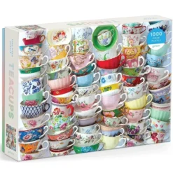 Hot^Galison 1000pc Puzzle - Teacups - Little Painter Art | Exploring the Endless Possibilities of Art