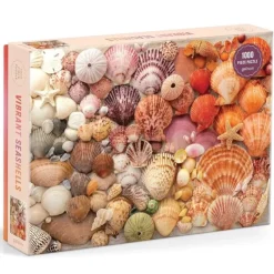 Shop All^Galison 1000pc Puzzle - Vibrant Seashells - Little Painter Art | Exploring the Endless Possibilities of Art