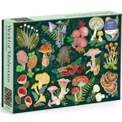 Shop All^Galison 1000pc Puzzle - World of Mushrooms - Little Painter Art | Exploring the Endless Possibilities of Art