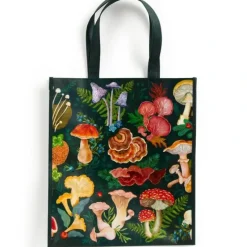 Galison Reusable Tote Bag - World of Mushrooms - Little Painter Art | Exploring the Endless Possibilities of Art| Shop All