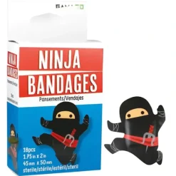 GAMAGO Adhesive Bandages 18pk - Ninja - Little Painter Art | Exploring the Endless Possibilities of Art| Shop All