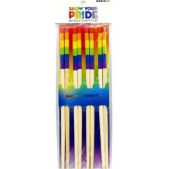Hot^GAMAGO Bamboo Chopsticks Set of 4 - Pride - Little Painter Art | Exploring the Endless Possibilities of Art