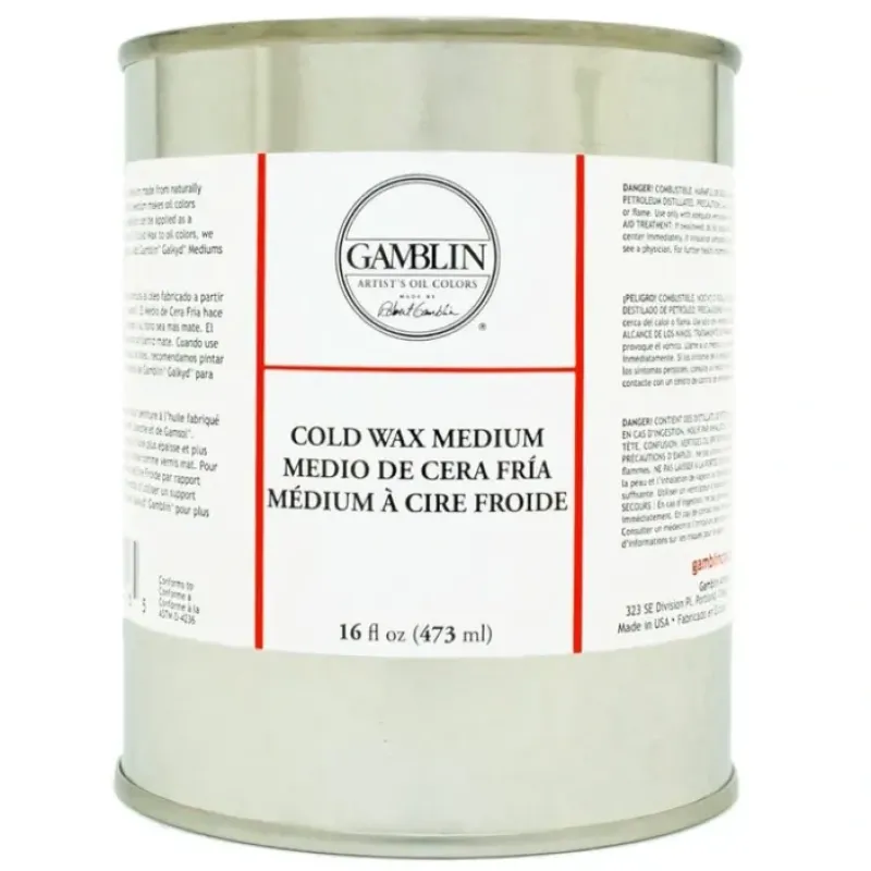 Canvas^Gamblin Cold Wax Medium 16oz - Little Painter Art | Exploring the Endless Possibilities of Art