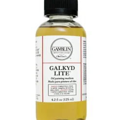 Gamblin Galkyd Lite Medium - Little Painter Art | Exploring the Endless Possibilities of Art| Brush