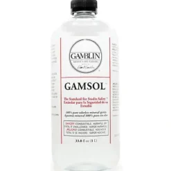 Brush^Gamblin Gamsol Mineral Spirits 33.8oz - Little Painter Art | Exploring the Endless Possibilities of Art