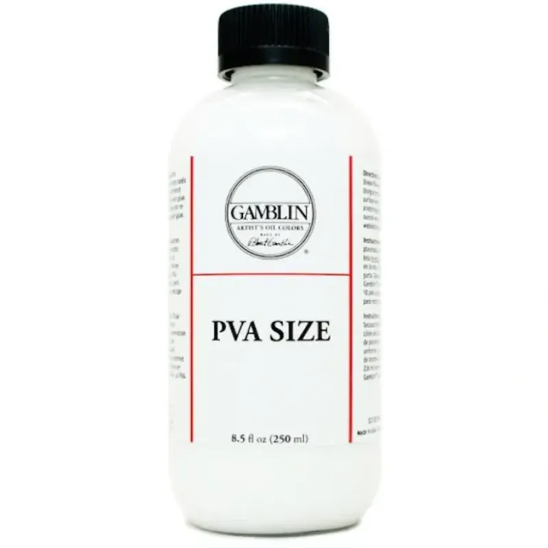 Canvas^Gamblin Poly Vinyl Acetate (PVA) Size 8oz - Little Painter Art | Exploring the Endless Possibilities of Art