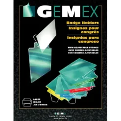 Shop All^Gemex Badge Holders with Adjustable Strings 10pk - Little Painter Art | Exploring the Endless Possibilities of Art