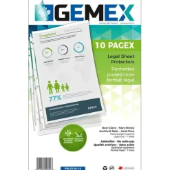 Shop All^Gemex PAGEX Sheet Protectors, Legal Size 10pk - Little Painter Art | Exploring the Endless Possibilities of Art