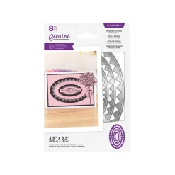 Shop All^Gemini - Metal Die - Elements - Inverted Stitched ZigZag Oval - Little Painter Art | Exploring the Endless Possibilities of Art