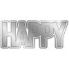 Shop All^Gemini - Metal Die - Expressions - Shaped Word - Happy - Little Painter Art | Exploring the Endless Possibilities of Art